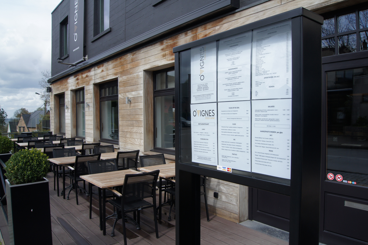 Sfeer restaurant O'Vignes